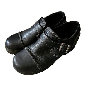 Harley-Davidson Black Leather Chunky Biker Shoes Women's Size 9